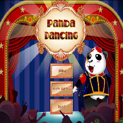 Panda dancing: juegos de niños