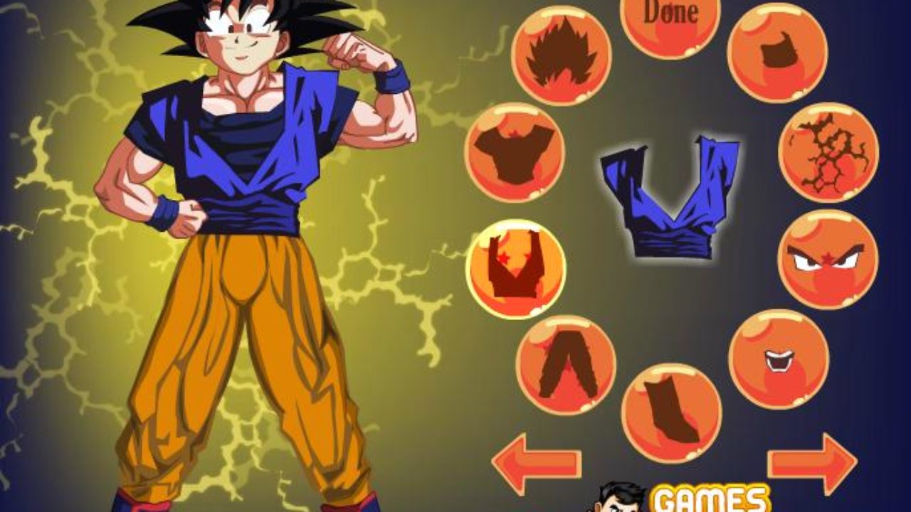 Dragon Ball: Goku Dress Up | Juegos infantiles