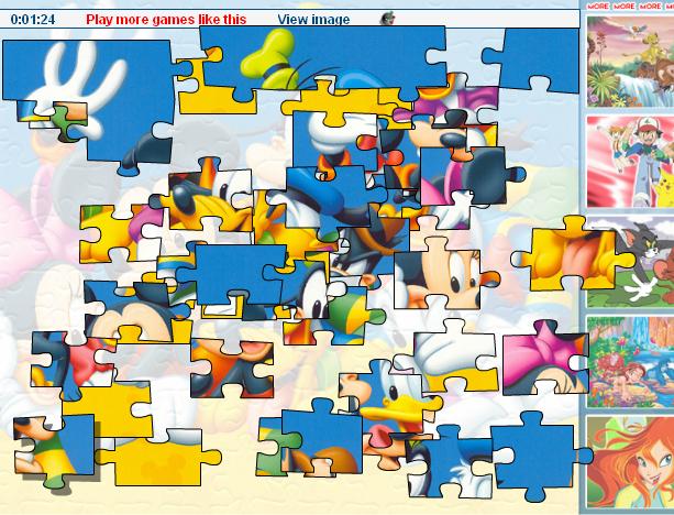 puzzle Micky y sus amigos